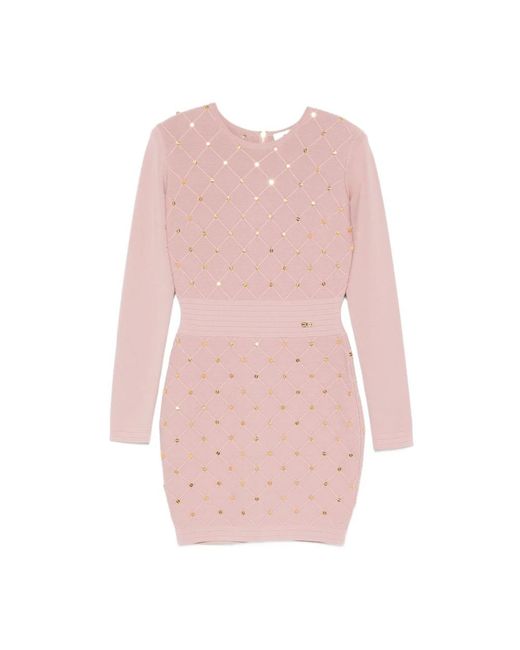 Elisabetta Franchi Short Dresses in het Pink