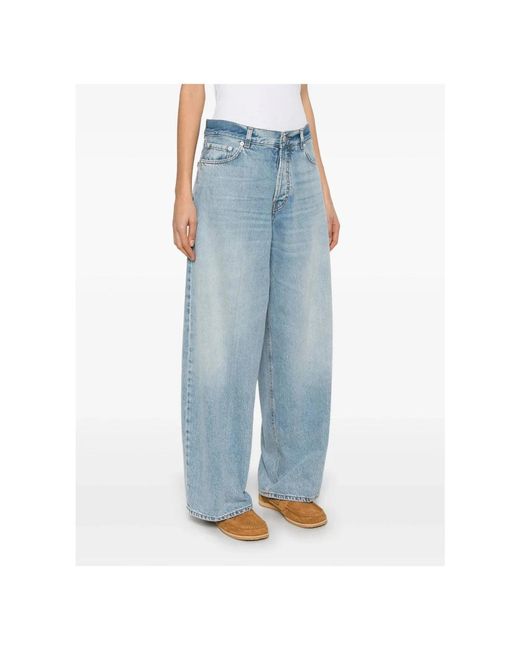 Haikure Blue Loose Fit Jeans