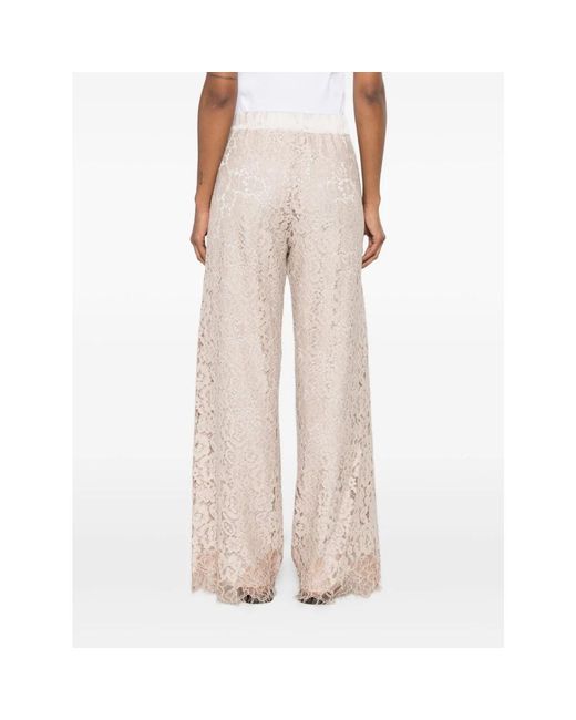 D.exterior Natural Wide Trousers
