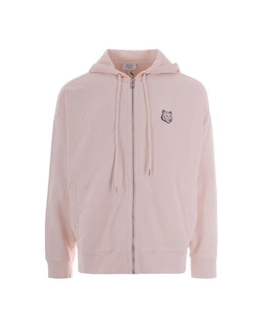 Maison Kitsuné Pink Zip-Throughs for men