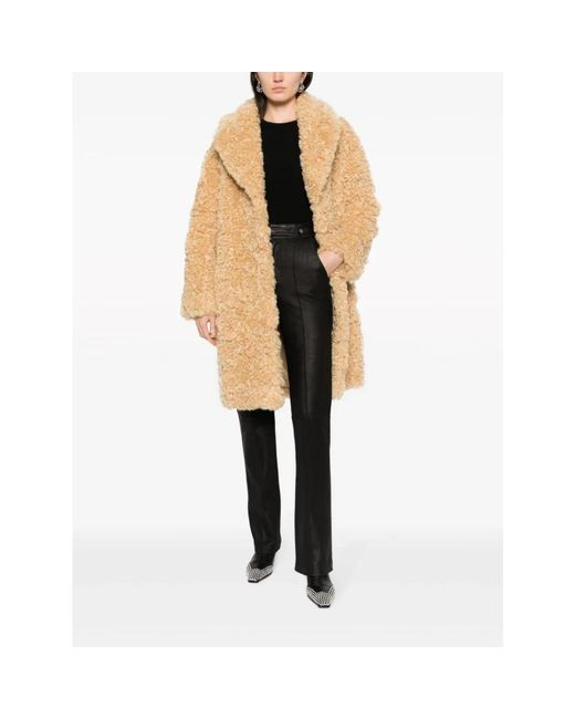 Stand Studio Natural Faux Fur & Shearling Jackets