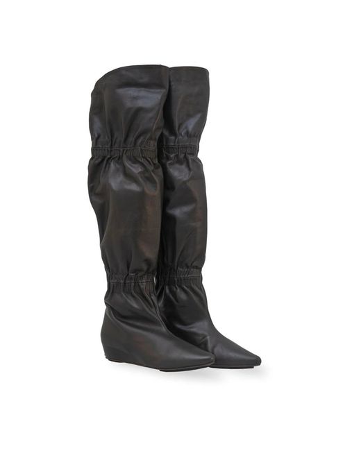 Cortana Over-Knee Boots in het Black