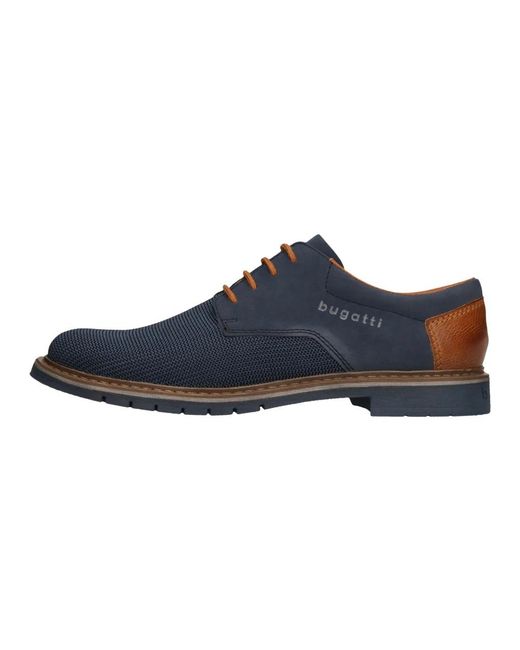 Bugatti Blue Laced Shoes for men
