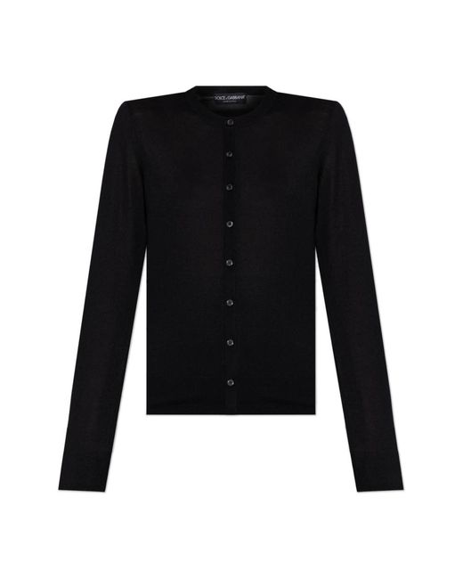 Dolce & Gabbana Black Cashmere Knitwear
