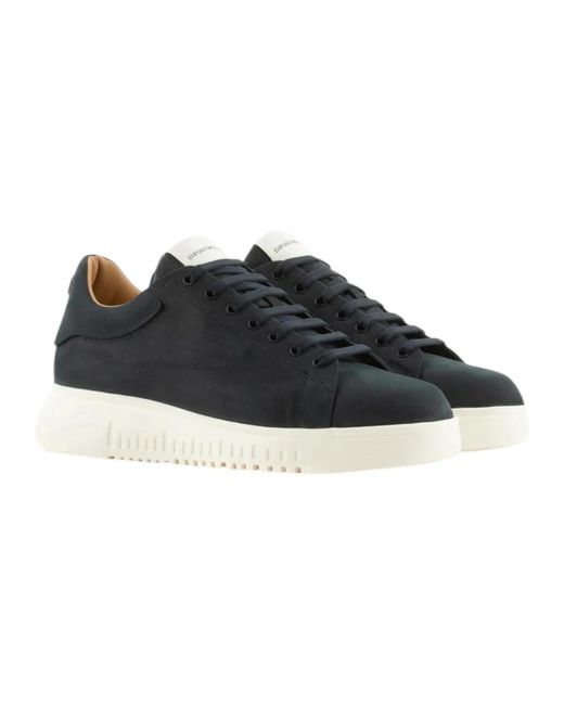Emporio Armani Blaue Low Top Sneakers X4X264Xf57000285 in Black für Herren