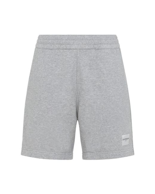 Givenchy Gray Casual Shorts for men
