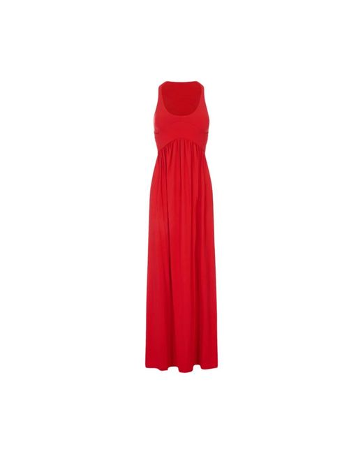 Sportmax Red Maxi Dresses