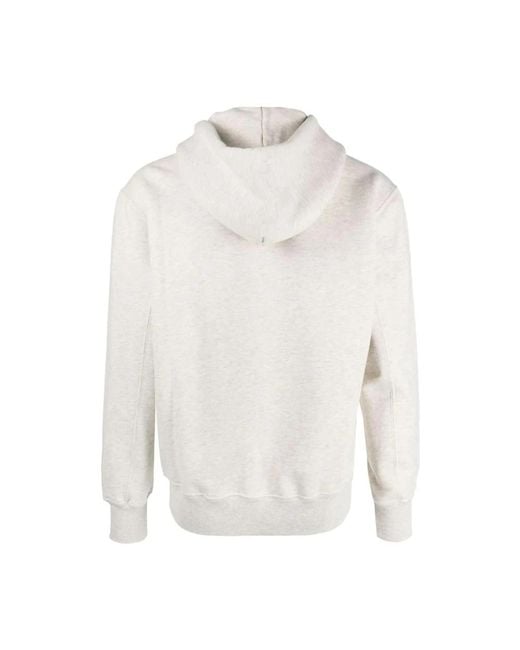 Autry Hoodies & Sweatvesten ,Katoen Cotton Hoodie in het White voor heren