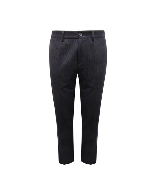 Brooksfield Wollmischung Hose Ivy Slim in Blue für Herren