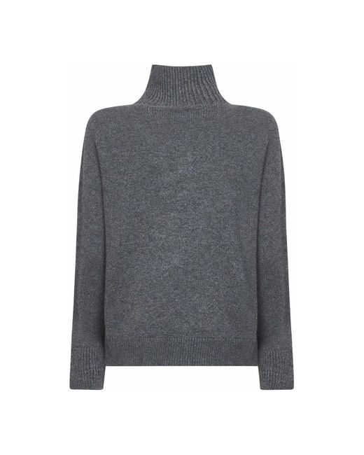 Max Mara Gray Cashmere Knitwear