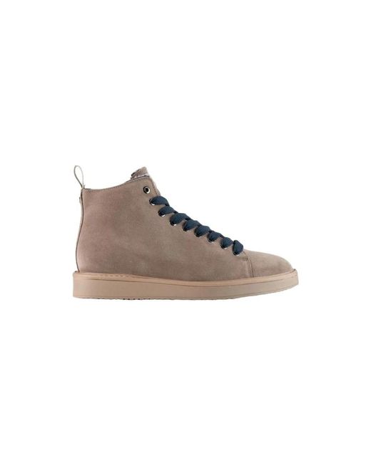 Pànchic Brown Lace-Up Boots for men
