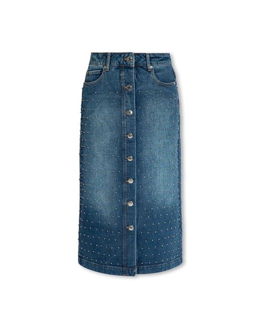 Munthe Blue Midi Skirts
