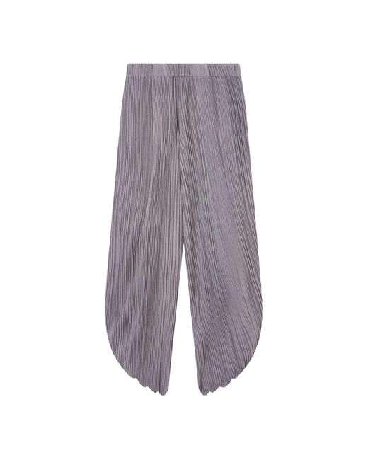 Giorgio Armani Purple Wide Trousers