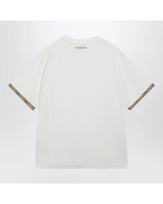 Burberry White T-Shirts for men