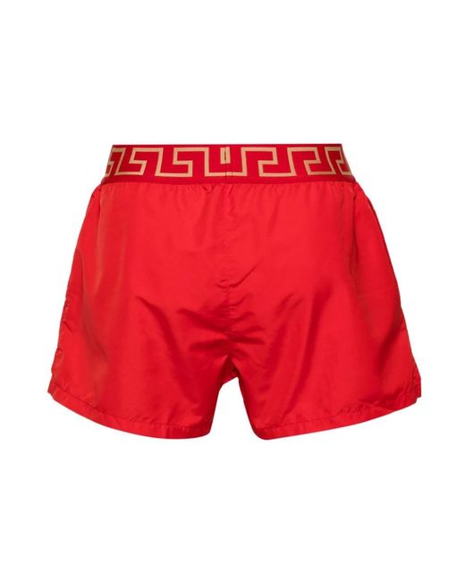 Versace Red Beachwear for men