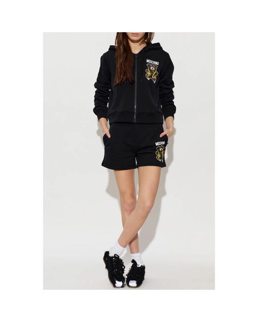 Zip-Throughs Moschino de color Black