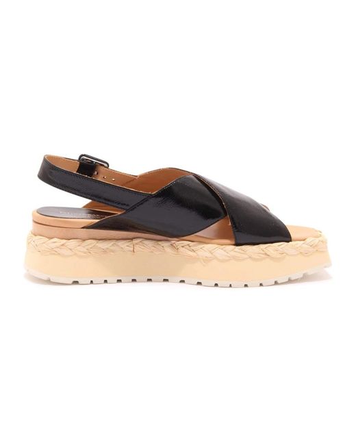 Paloma Barceló Blue Flat Sandals