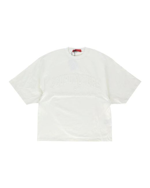 Acupuncture T-Shirts in het White voor heren
