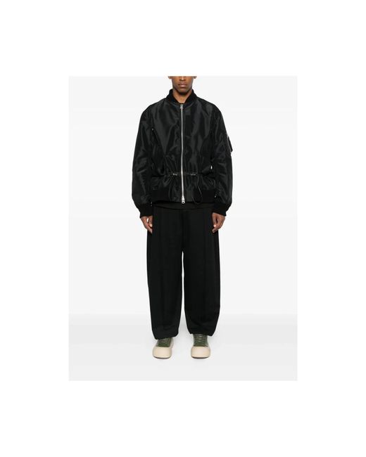 Sacai Black Bomber Jackets for men