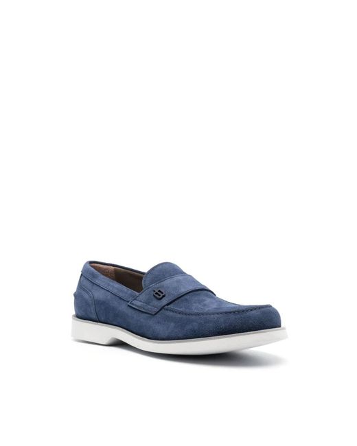 Baldinini Blue Loafers for men