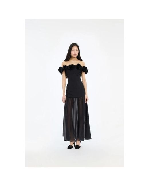 ROTATE BIRGER CHRISTENSEN Black Maxi Dresses