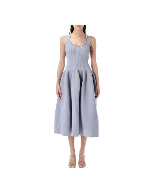 Midi Dresses Self-Portrait de color Blue