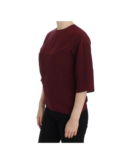 Dolce & Gabbana Purple Blouses
