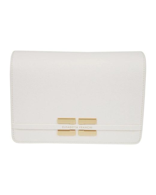 Elisabetta Franchi White Cross Body Bags