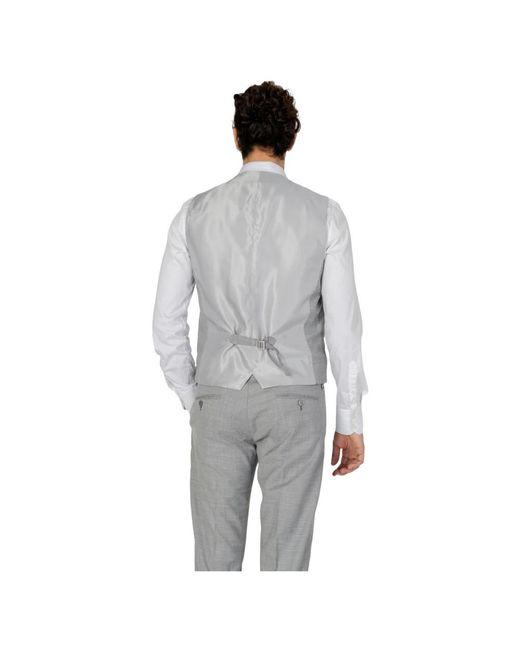 Antony Morato Gray Suit Vests for men