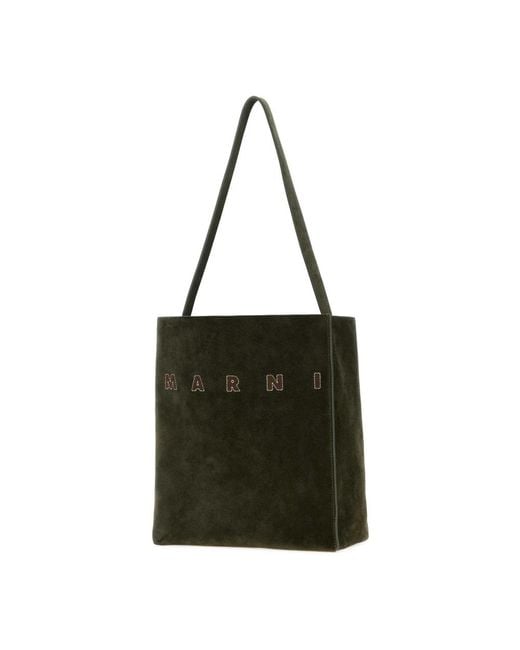 Marni Black Shopping Bags