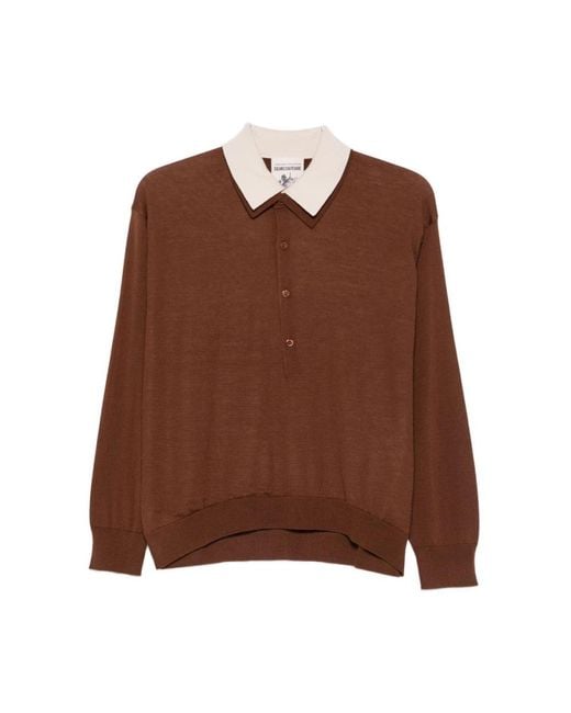 Semicouture Brown Polo Shirts
