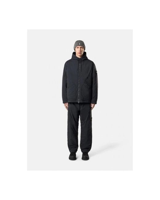 Stone Island Blue Zip-Throughs for men
