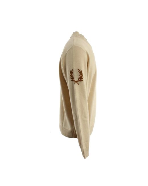 Fred Perry K6517 Turtleneck in het Natural voor heren