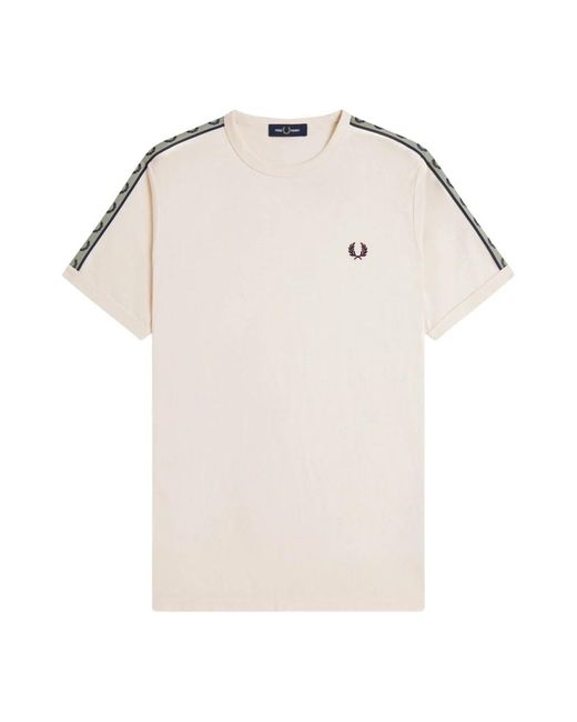 Fred Perry White T-Shirts for men