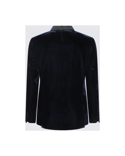 DSquared² Jassen ,Blauw ,Blauwe Blazerjassen Met Frontale Knoop in het Blue voor heren