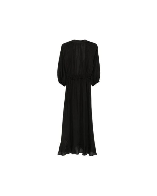 Marella Black Wrap Dresses