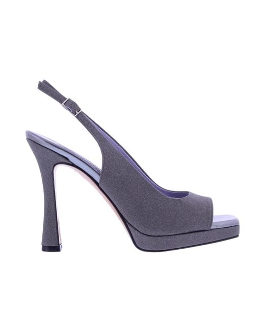 Flat sandals Albano de color Blue