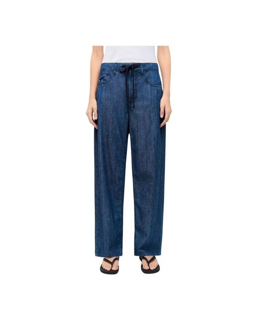 Cambio Blue Straight Fit Jeans