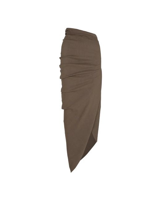 Cortana Midi Skirts in het Brown