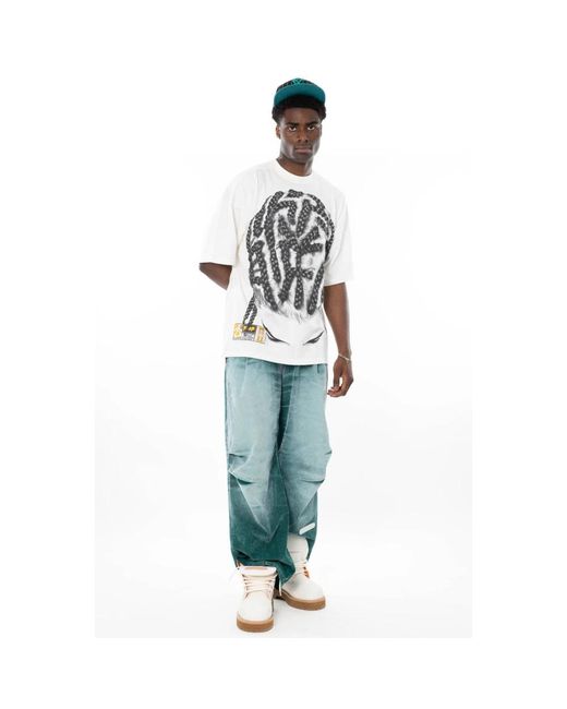 PDF The Boy Braids Oversize Tee in het White voor heren