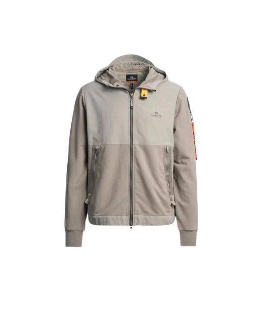 Parajumpers Trident Hoodie Mit Reißverschluss in Gray für Herren