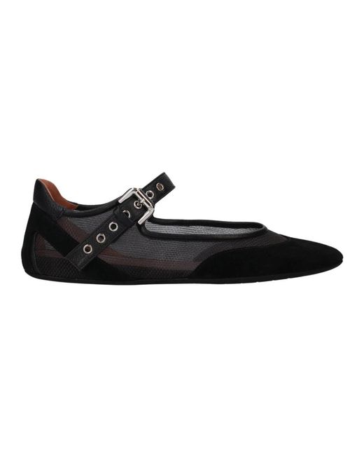 Premiata Black Ballerina Shoes