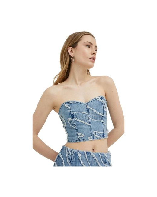 Gestuz Mouwloze Top in het Blue