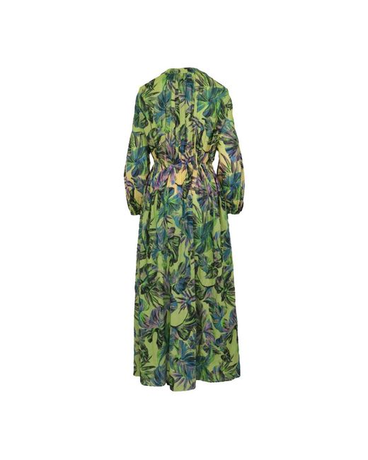 Pinko Green Maxi Dresses