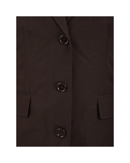 Aspesi Single-Breasted Coats in het Black