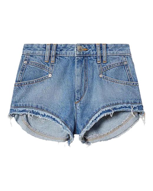 Isabel Marant Blue Denim Shorts