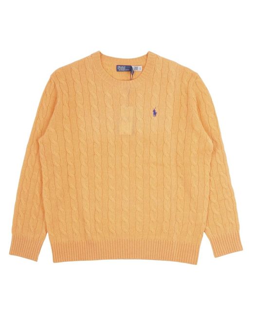 Polo Ralph Lauren Orange Round-Neck Knitwear