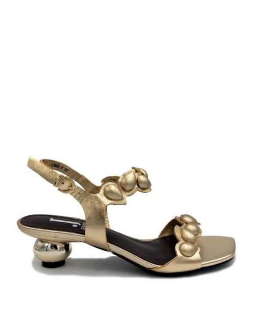 Jeannot Sandalo in het Metallic