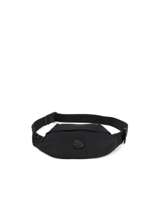 Moncler Black Belt Bags for men