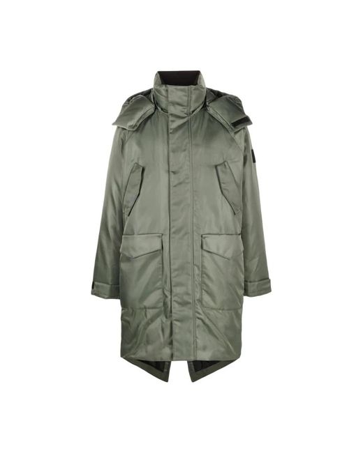 Calvin Klein Jassen ,Groen ,Nylon Groene Puffer Donsjas Hyper Real in het Green voor heren